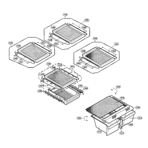 Refrigerator Diagram and Parts List for LBN22515SB 00 LG Refrigerator