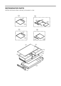 Refrigerator Parts Diagram and Parts List for GR-L28ANKJM ASBCSE0 LG Refrigerator