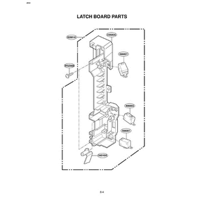 Section 6 Diagram and Parts List for LMV1915NVB ABKELGA LG Microwave Oven Combo