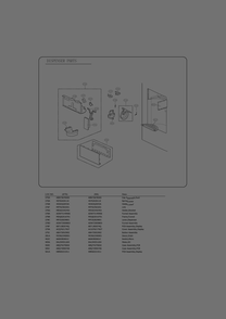 Dispenser Parts Diagram and Parts List for GC-L28AGSXM ASTCSE0 LG Refrigerator