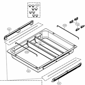 Customchill Parts Diagram and Parts List for 72482 ASWCSE1 LG Refrigerator
