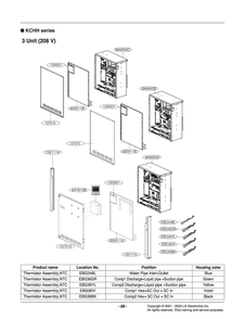 Diagram 6 Diagram and Parts List for ZCHH050VDGC ABEAAAU LG Air Conditioner
