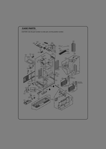Case Parts Diagram and Parts List for GR-J338HSTP ASTCSE1 LG Refrigerator