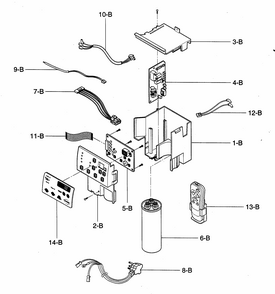 Part Location Diagram of 6871A20343A LG PCB ASSEMBLY,MAIN