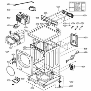 Part Location Diagram of TAW36078636 LG Package Assembly,c/Skd
