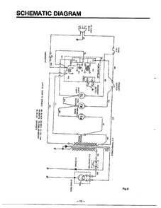 Schematic Diagram Diagram and Parts List for MA-844M  LG Microwave