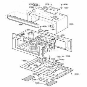 Part Location Diagram of 3531W1A018B LG GRILLE ASSEMBLY
