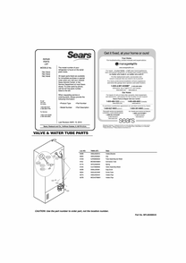 Valve And Water Tube Parts Diagram and Parts List for GR-L268LSZM ASTCSE0 LG Refrigerator