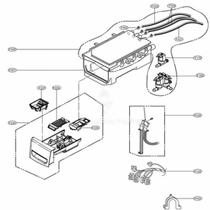 Part Location Diagram of EAD64545312 LG HARNESS,MULTI