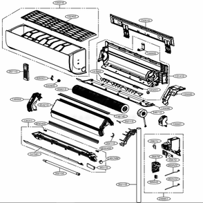 Part Location Diagram of ABW74372401 LG CHASSIS ASSEMBLY