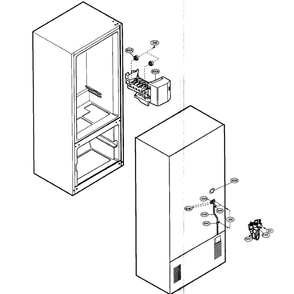 Water / Ice Maker Diagram and Parts List for LBC22518ST 00 LG Refrigerator