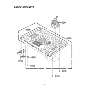 Section 4 Diagram and Parts List for LTM9000ST CS6ELGA LG Microwave Oven Combo