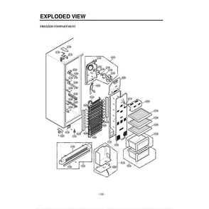 Section 8 Diagram and Parts List for LRSPC2661T ATICLGA LG Refrigerator