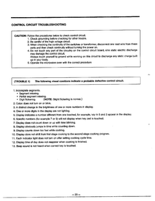 Troubleshooting Guide Page 2 Diagram and Parts List for MA-844M  LG Microwave