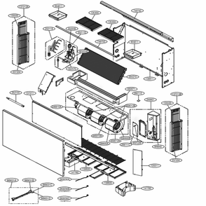 Main Diagram and Parts List for ARNU093CEU2 ANWALUS LG Air Conditioner
