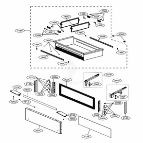 Part Location Diagram of MJB64490001 LG STOPPER,SLIDE