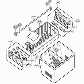 Freezer Parts Diagram and Parts List for 78553 ASTCSEF LG Refrigerator