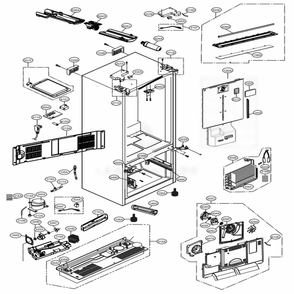 Part Location Diagram of MCK69605201 LG COVER,FILTER