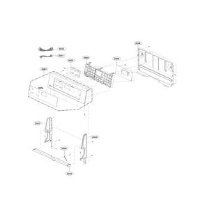 Controller Diagram and Parts List for LRE3083BD 00 LG Range