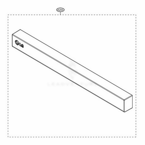 Panel Assembly Diagram and Parts List for LDP7808SS ASSESNA LG Dishwasher