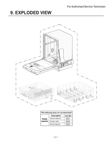 Diagram 1 Diagram and Parts List for D1471DB1 ABDEEUS LG Dishwasher