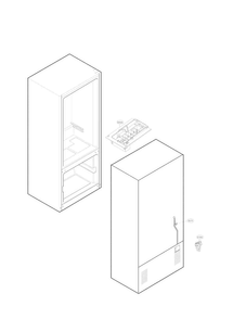 Ice Maker Parts Diagram and Parts List for LDC24370ST  LG Refrigerator