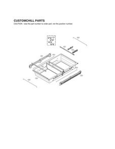 Customchill Parts Diagram and Parts List for LMXC23796S 01 LG Refrigerator