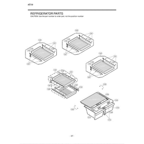 Section 3 Diagram and Parts List for LDC22720ST ASTCLGG LG Refrigerator