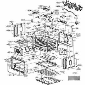 Part Location Diagram of EBR82864302 LG PCB ASSEMBLY,MAIN