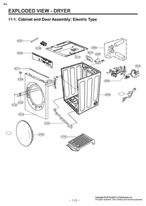 Part Location Diagram of MDQ66500802 LG FRAME,PANEL