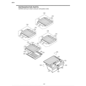 Section 5 Diagram and Parts List for LBC22518ST ASTCLGG LG Refrigerator