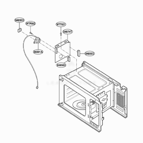 Sensor Parts Diagram and Parts List for KCMS135HBL0 BKEKAD LG Range