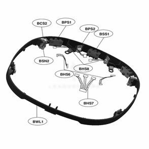Base Assembly 4 Diagram and Parts List for 048231024341 ARDELGA LG Canister Vacuum
