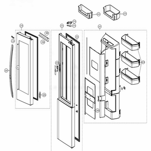 Part Location Diagram of ACQ88646124 LG COVER ASSEMBLY,PCB