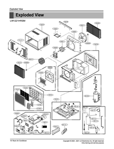 Part Location Diagram of 5231AR1152Z LG FILTER,AIR