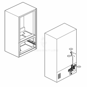 Valve And Water Tube Parts Diagram and Parts List for 74102 ASWCSE0 LG Refrigerator