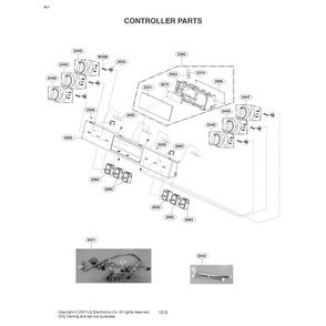 Part Location Diagram of EBR32028303 LG PCB ASSEMBLY,MAIN