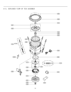 Diagram 3 Diagram and Parts List for T1335ADFP ABWEPUS LG Washer
