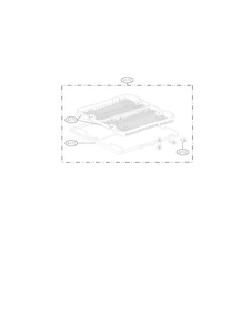 Cutlery Rack Assembly Parts Diagram and Parts List for LDF8874ST  LG Dishwasher