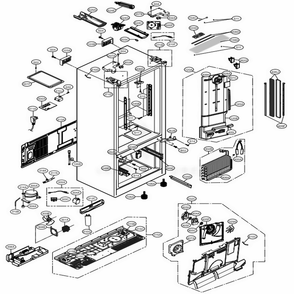 Part Location Diagram of EBR77042523 LG PCB ASSEMBLY,MAIN