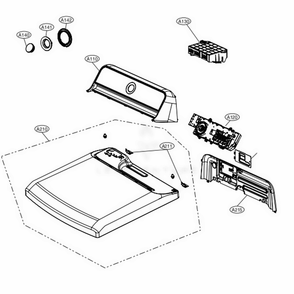 Part Location Diagram of EBR86268001 LG PCB ASSEMBLY,DISPLAY