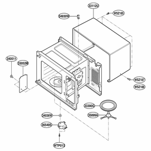 Part Location Diagram of 3112W0U006T LG CASE,U BENDING