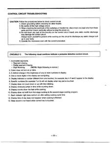 Troubleshooting Guide Page 2 Diagram and Parts List for MA-870MW  LG Microwave