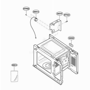 Sensor Parts Diagram and Parts List for MMC5086AAW CWHEMTG LG Wall Oven