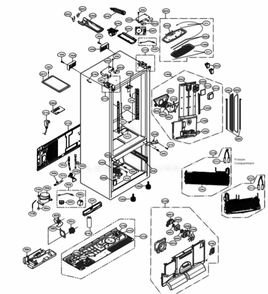 Part Location Diagram of EBR78940603 LG PCB ASSEMBLY,MAIN