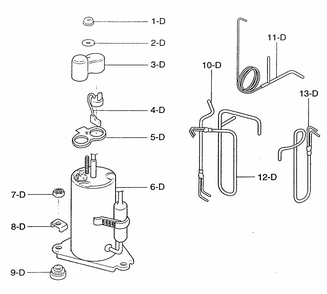 Cabinet Parts Diagram and Parts List for 58071073100  Kenmore Air Conditioner