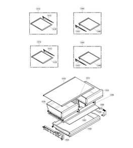 Refrigerator Parts Diagram and Parts List for LFXS26973S 01 LG Refrigerator