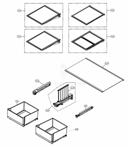 Refrigerator Parts Diagram and Parts List for LRMVC2306S ASTCNA0 LG Refrigerator