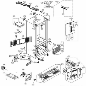 Part Location Diagram of EBR86093727 LG PCB ASSEMBLY,MAIN