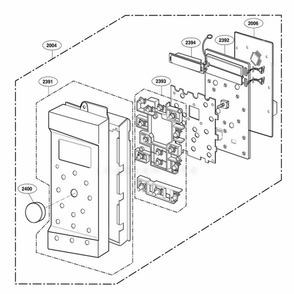 Controller Parts Diagram and Parts List for SCA1000HCC ABSEGEU LG Range